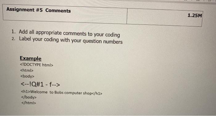 5%) 1. Now prompt the user to enter the numbers of bedrooms