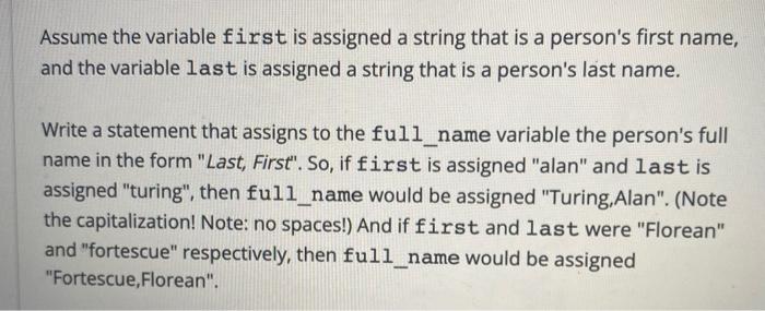 in python. already answred on here but both answers are incorrect. Assume