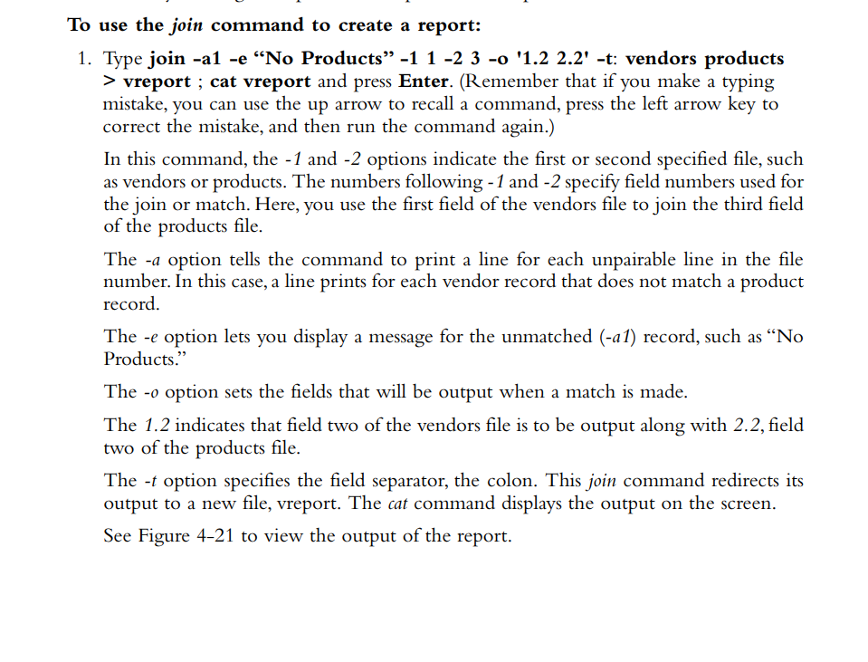 pls help 9. Join files products and vendors based on the vendors