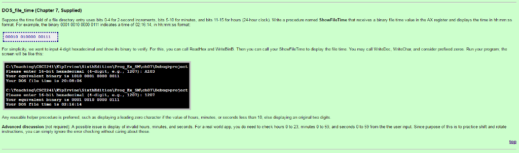 MASM Assembly Language x86 Processor - Random_Screen_Location (Chapter 5, Pr 7) Hello