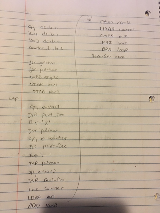 an assembly program which inputs a number from 2 to 9 and