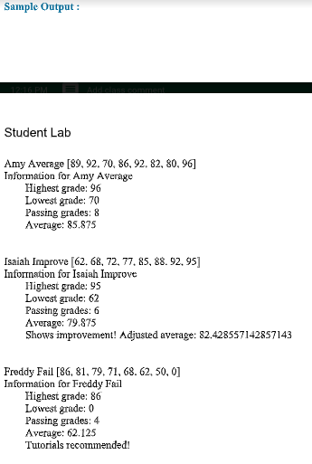 /** * StudentApp.java 11/12/2013 * * Use this application to test the