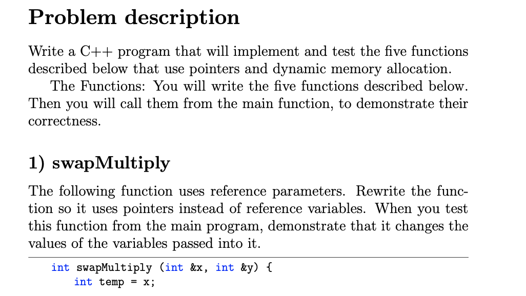 Need help fixing the "swapEvenOdd" and "append" functions properly. Problem description