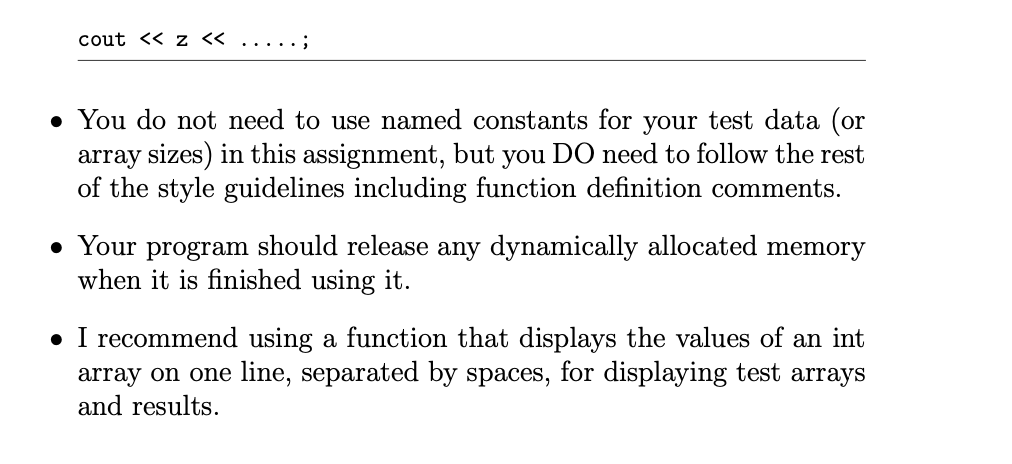 from the main function, to demonstrate their correctness. 1) swap Multiply The
