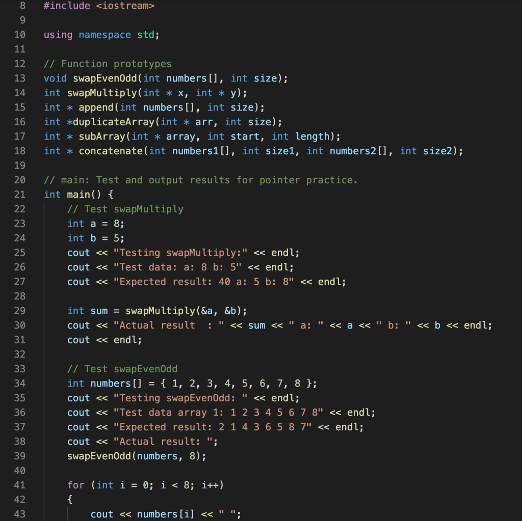 following function uses reference parameters. Rewrite the func- tion so it uses