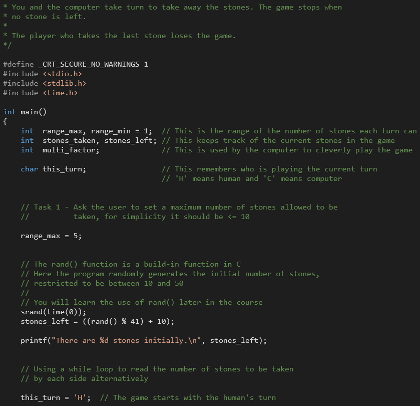 how to complete this part. thank you very much indeed Task 1.