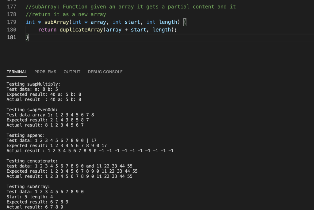 2) swapEvenOdd Takes an array of integers and its size as arguments.