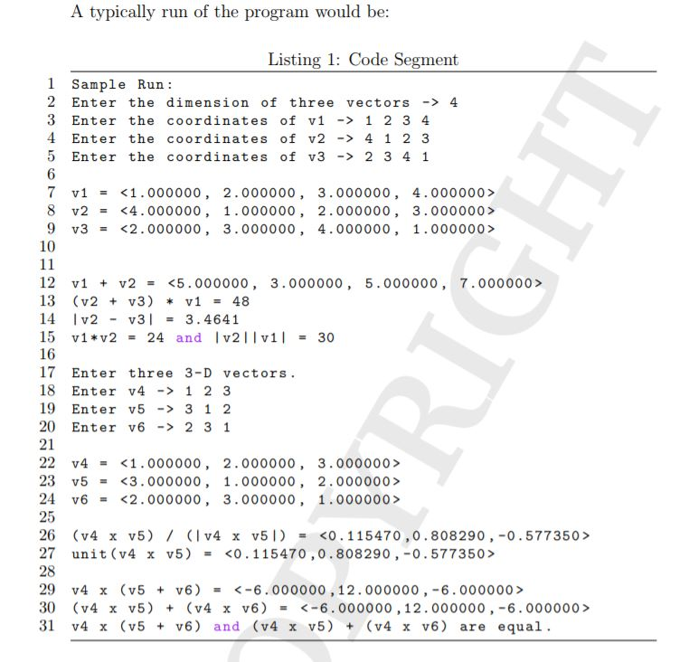 The Main function: Write a main that performs that tasks below. A