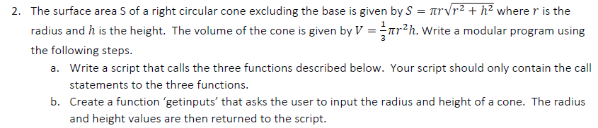 This is a problem for MATLAB program Please, explain step by step