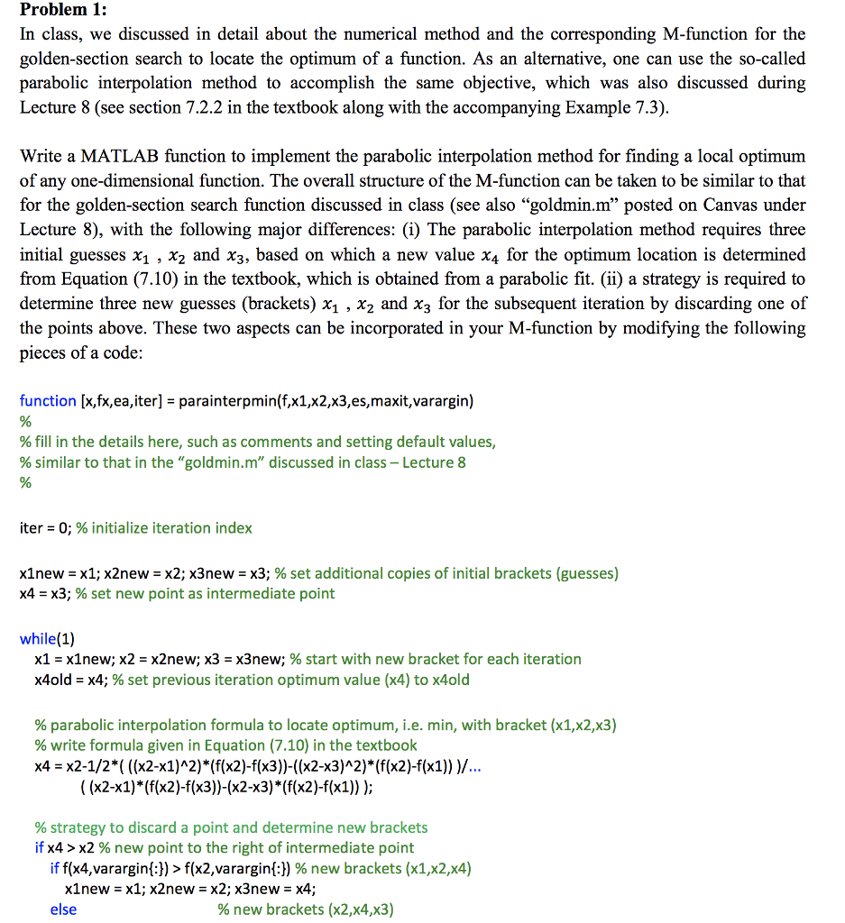 Please solve this using MATLAB since it requires you to code. Please