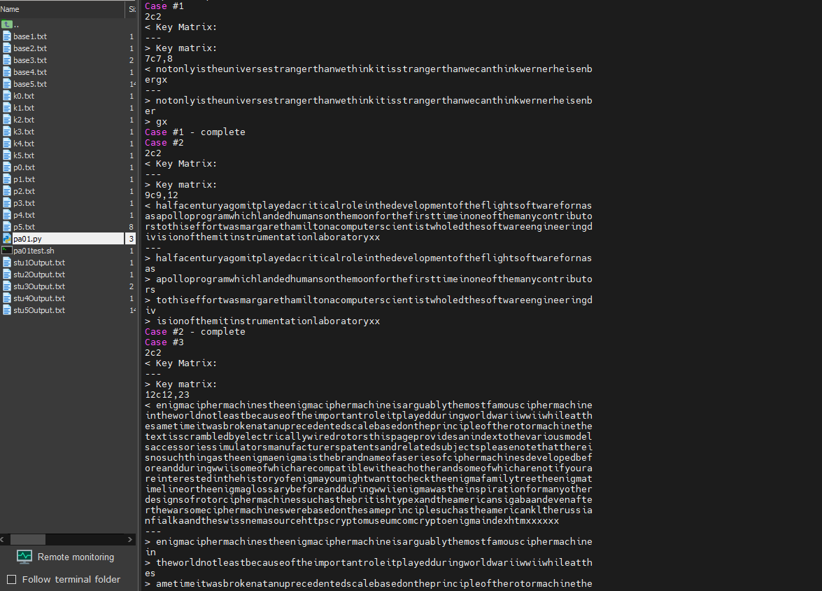  I am using a bash file to collect an output, yet