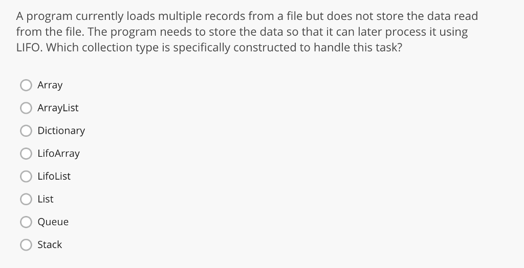 but the program is designed to work with lists, what method can