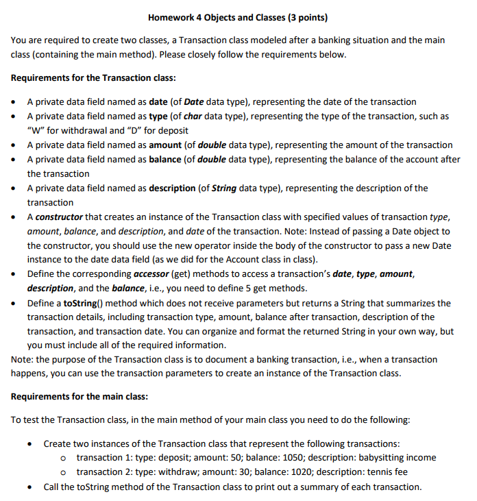 Java experts, please help me by creating a program that follows these