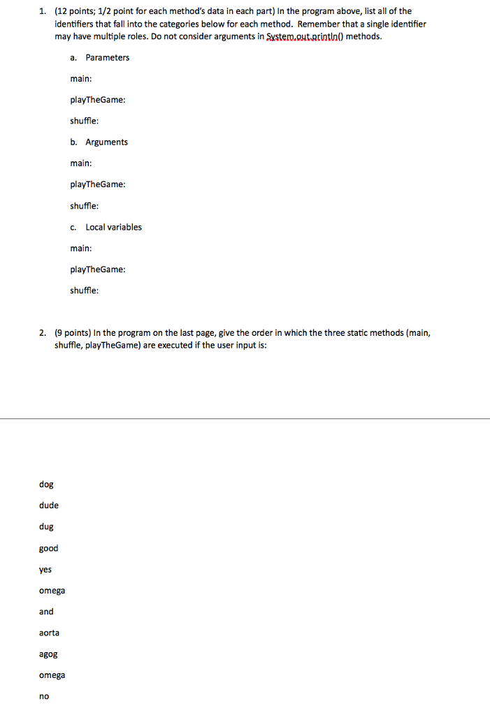 class WordGame public static void main (String args Scanner keyboard. new Scanner