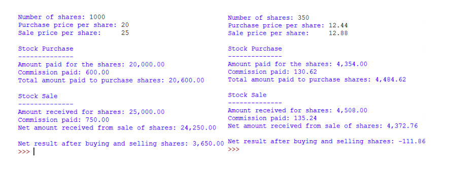 then he sold it two weeks later. Joe would like you to