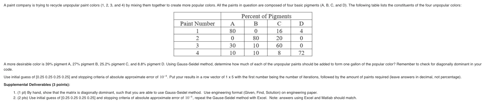 this is a Matlab problem:-please put the code with details. thanks I