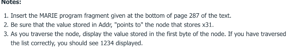 set of nodes, where each one except the last one points to