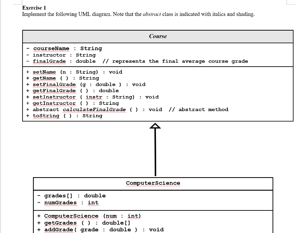 Need help with this exercise, please follow the question ask. Thank you