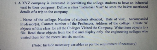  Please help me out with this question. Please write the code