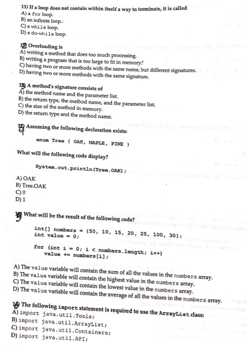  11) If a loop does not contain within itself a way