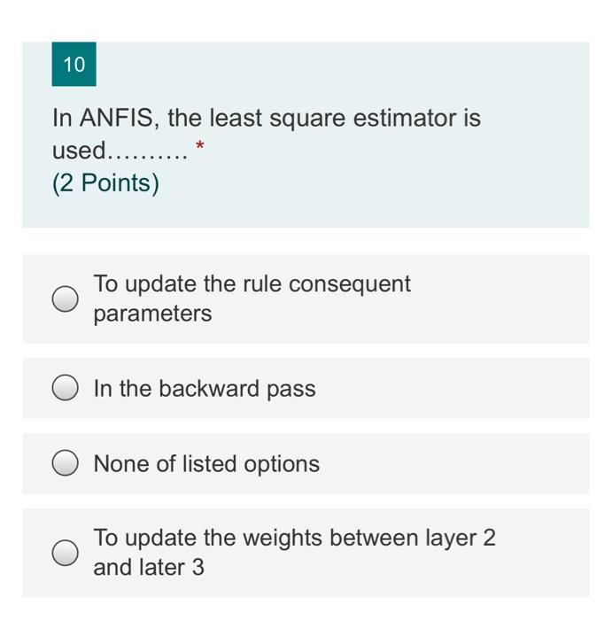 The nodes functions in layer 5 are given as: y. = 1.