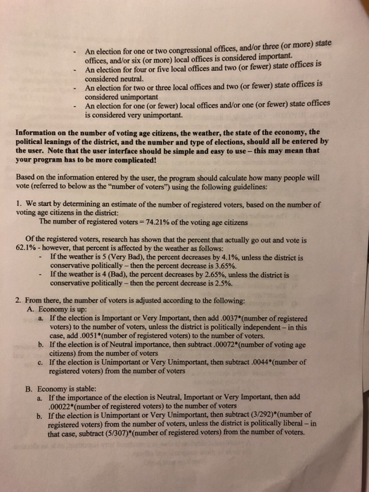 dont write out the full program, write out the beginning with the