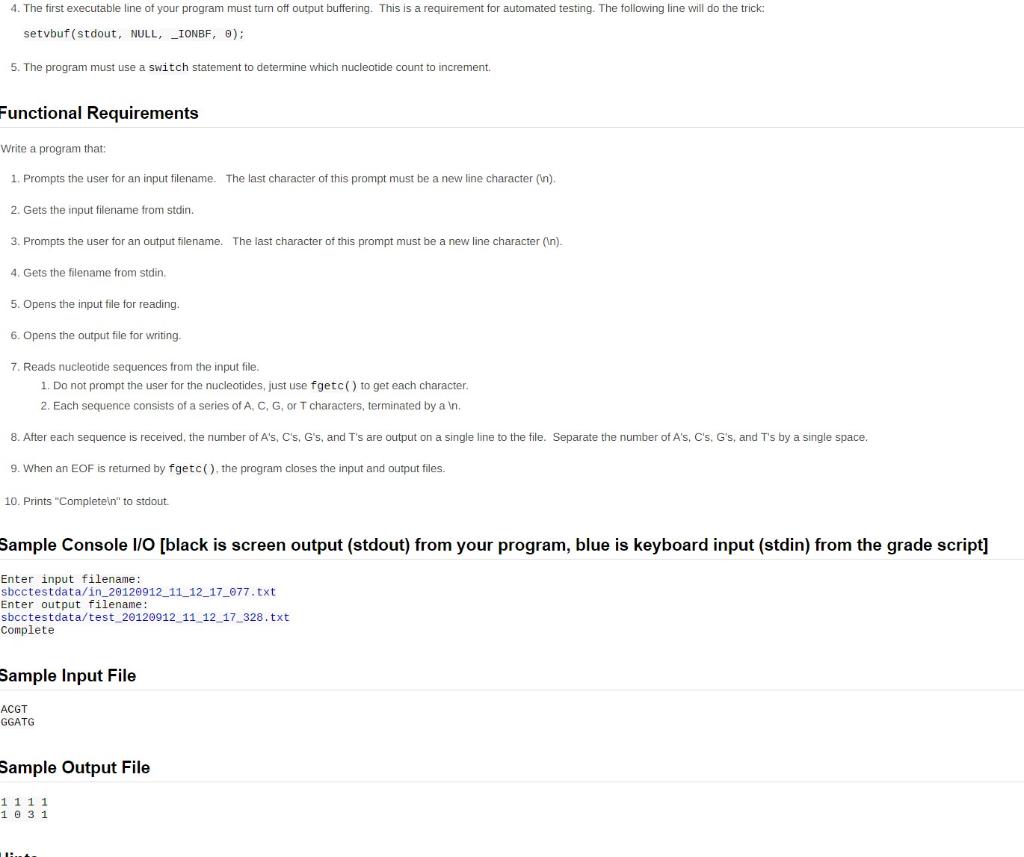  This is c programming 4. The first executable line of your