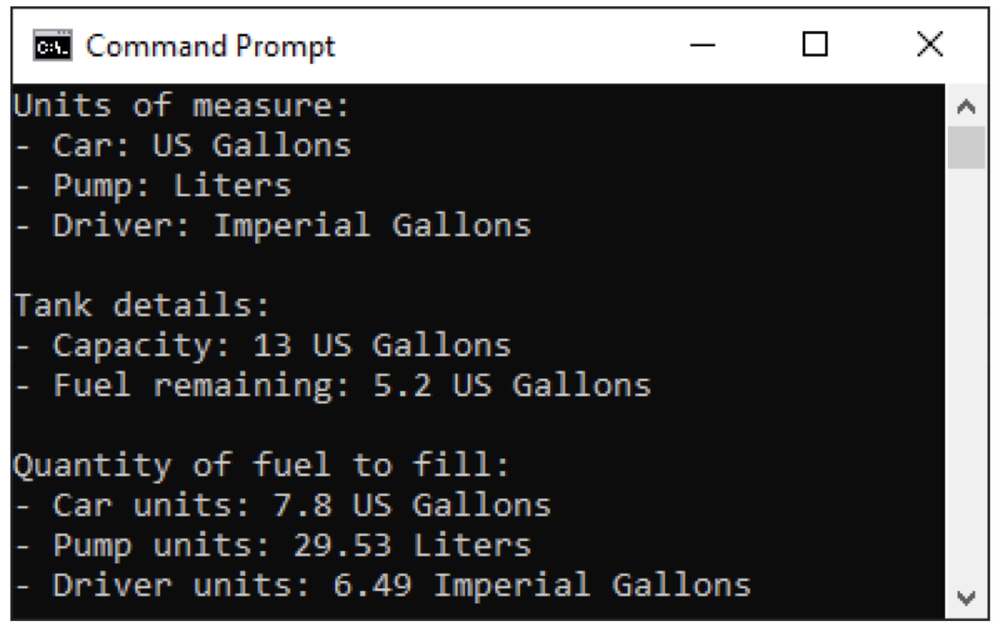 Java Program, Fuel Friend is a system to compute qty. of gas