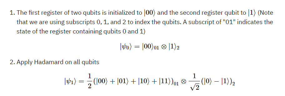 Draw the quantum circuit that transforms step 1 into step 2 and