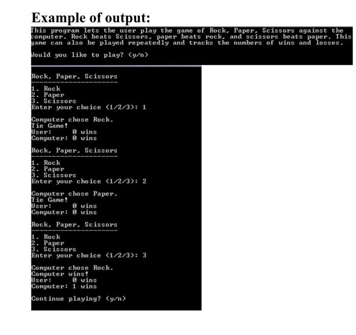 C+++ please Your program Assignment Write a program that lets the user