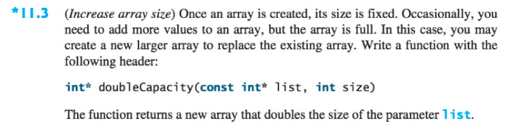  CODE IN C++ Using namespace std; Once an array is created,
