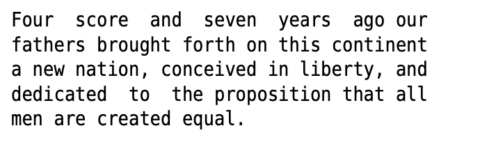 Write a program that reads words and arranges them in a paragraph