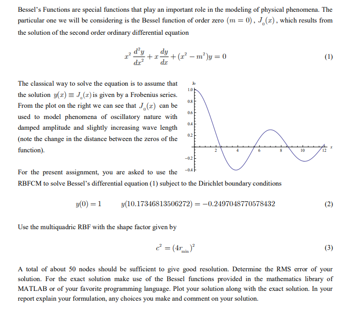 Python - Implementing Radial Basis Function Collocation Method RBFCM Kindly use Python
