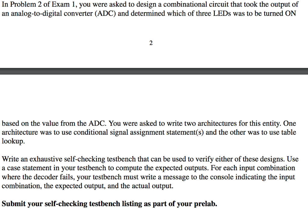 output of the temperature sensor is an analog signal An analog-to-digital converter