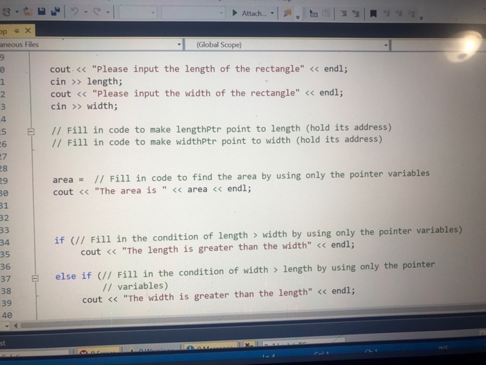 of pointer variables 2 II It finds the area of a rectangle