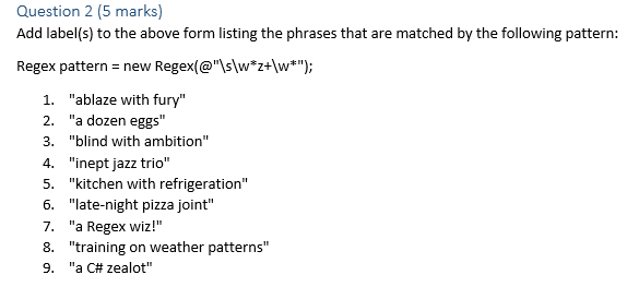  Windows forms visual studio question help Question 2 (5 marks) Add