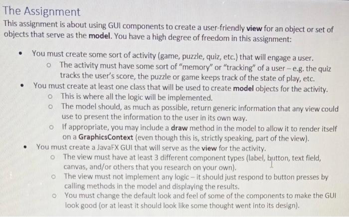 Java Put Your CODEcreate a simple 3 question GUI with model and
