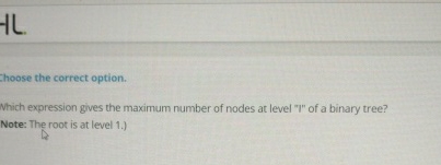  Choose the correct option. Which expression gives the maximum number of