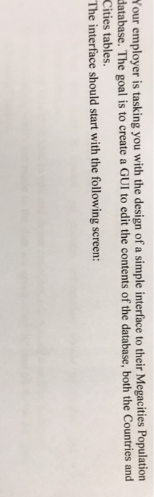 Visual BAsic with cisual studio 2017 our employer is tasking you with