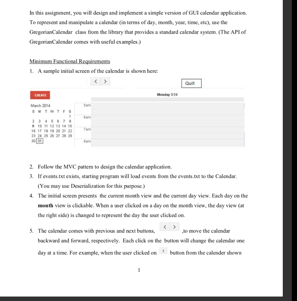  In this assignment, you will design and implement a simple version