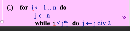 .. n do for j - 2*i.. n do print( i+j) j