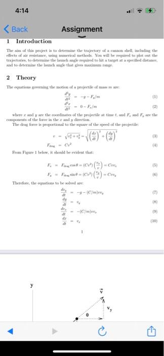to determine the launch angle required to hit a target at a