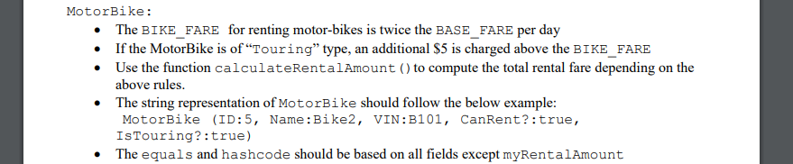 based on the guidelines given below. You can add class private public