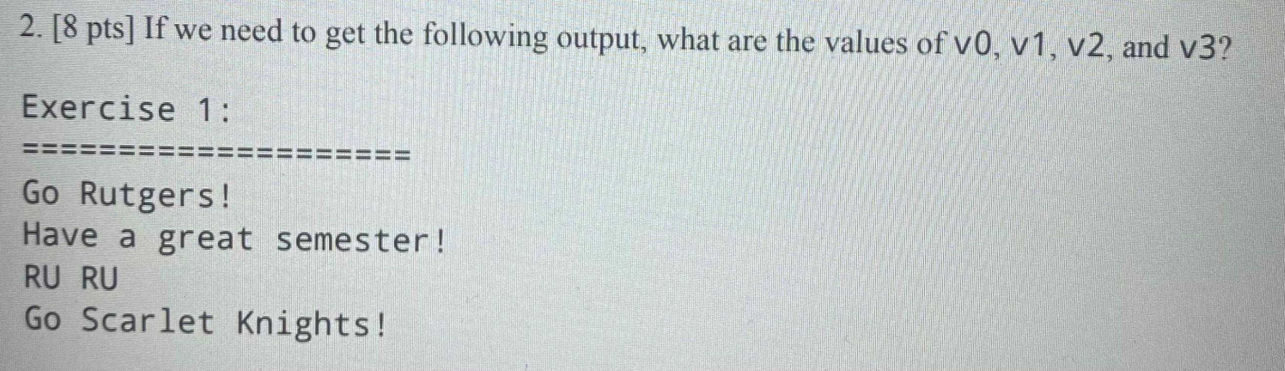 switch(vo) { case 0: case 1: case 2: case 3: case 4: