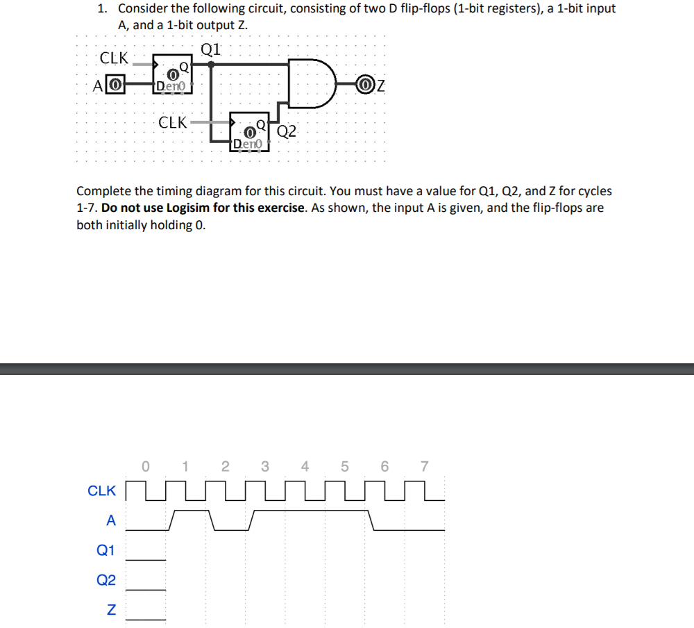 please explain how to do the following question Consider the following circuit,