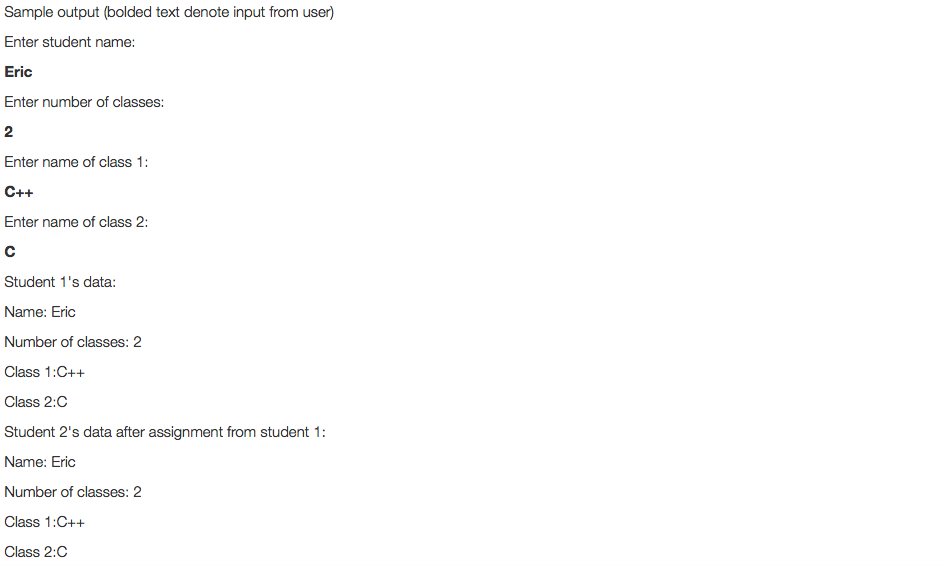 that tracks how many courses the student is currently enrolled in classList-A