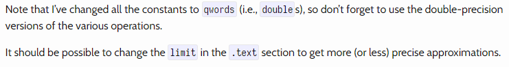 2 X3 X4 + i=0 This series converges much faster than the
