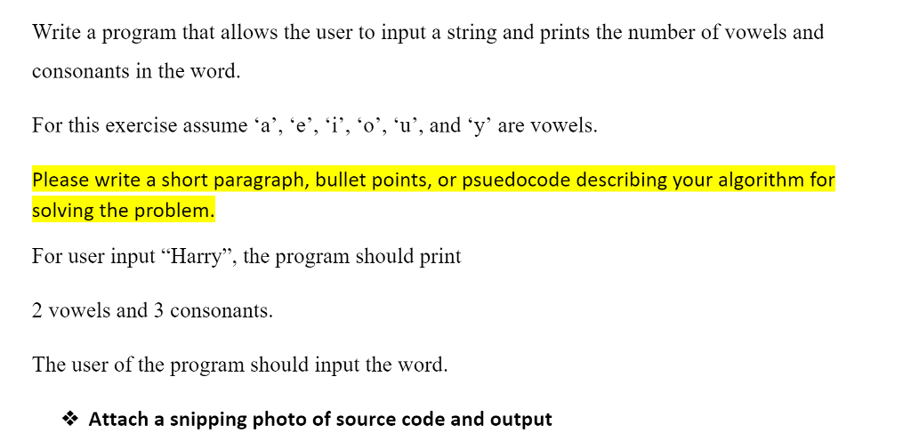  C++ Write a program that allows the user to input a