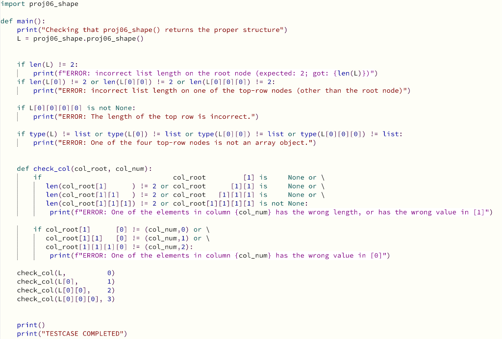 the result should be printed out. 4 Shape Function Turn in a